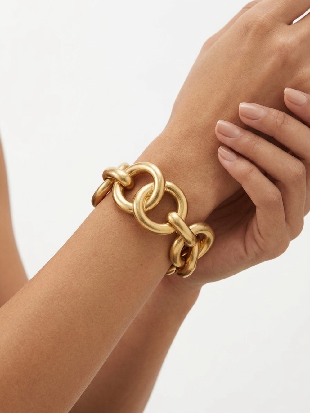 Stella And Dot Bold Gold Link Bracelet - Women Jewelry